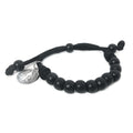 St. Benedict Black Paracord Rosary Bracelet