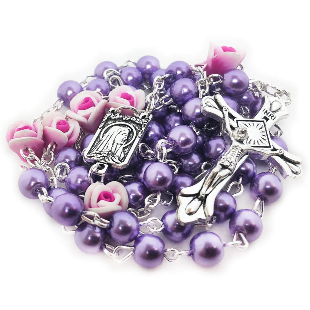 Lavender Rose Rosary