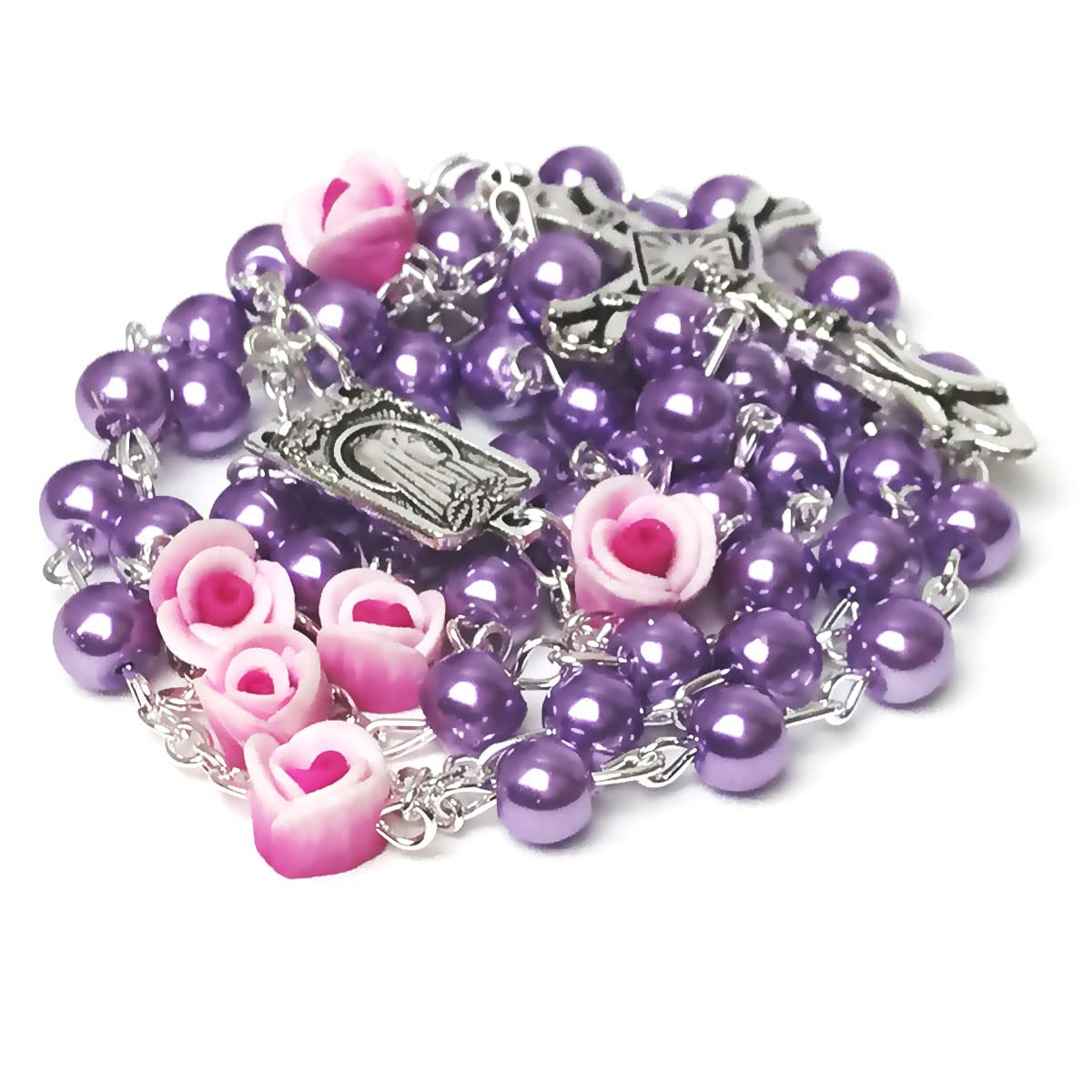 Lavender Rose Rosary